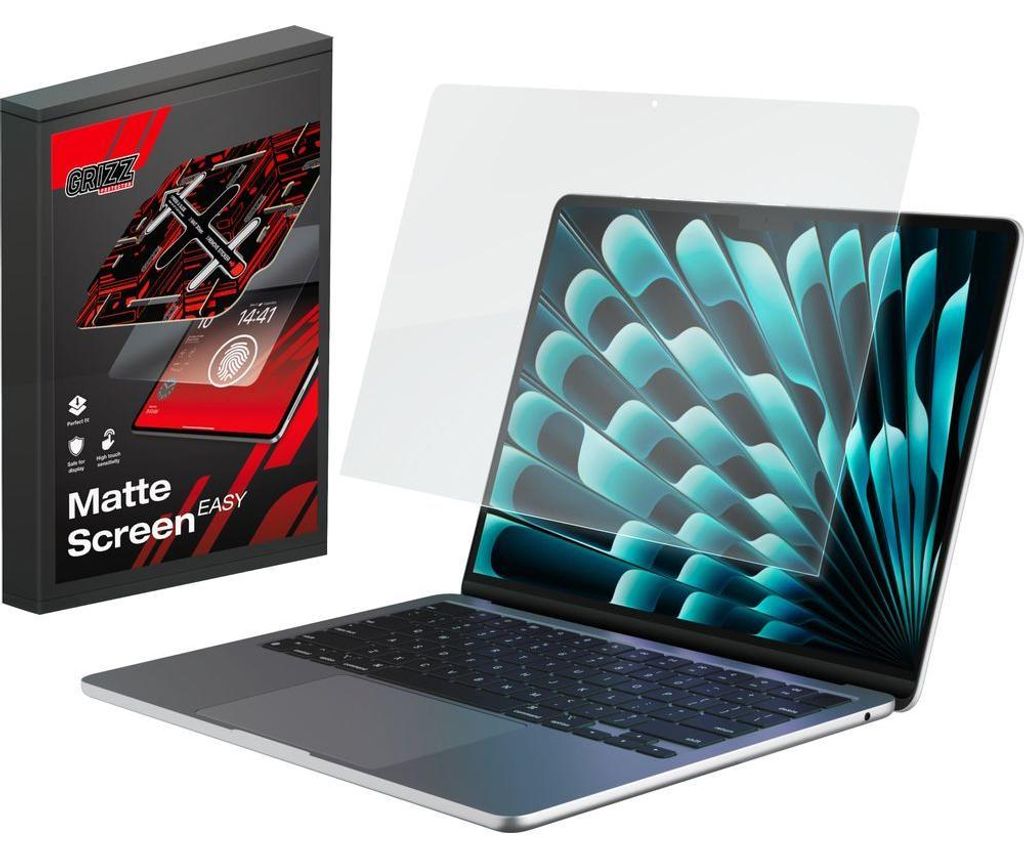 Bildschirmfolie für MacBook Air 13" M5 2026, Grizz Produktbild 