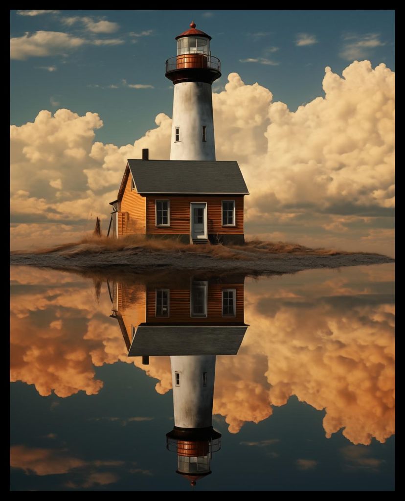 Plakat 40x50cm Meeresreflexion