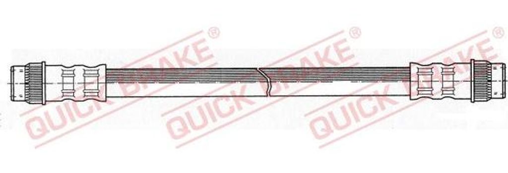 QUICK BRAKE 27.080 Bremsschlauch OE 7700437994 kompatibel mit Scenic