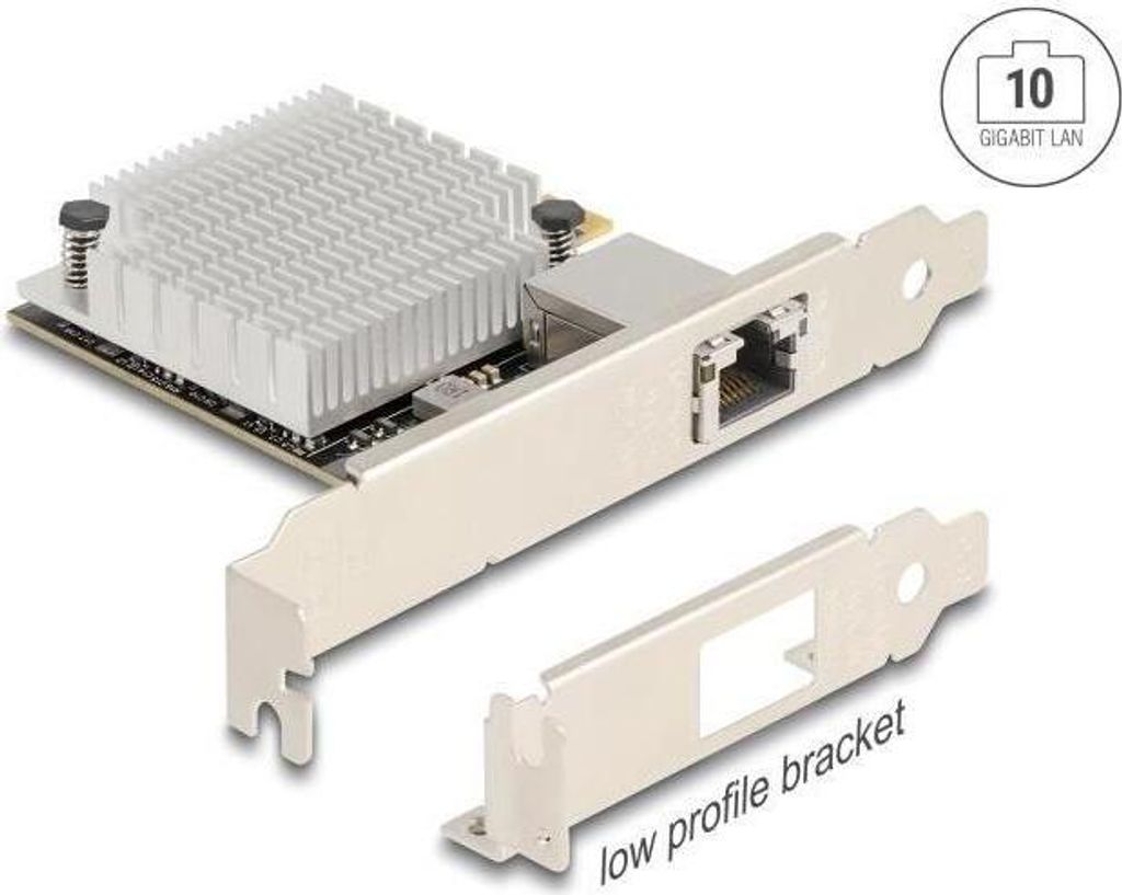 Delock PCI Express x4 Netzwerk Karte 10 Gigabit LAN 1 x Image du produit 