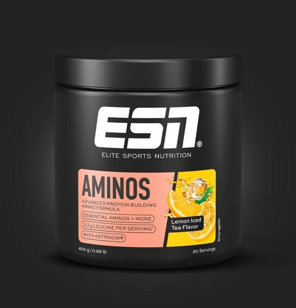 ESN Aminos, 400g Lemon Iced Tea Lemon Iced Tea One Size