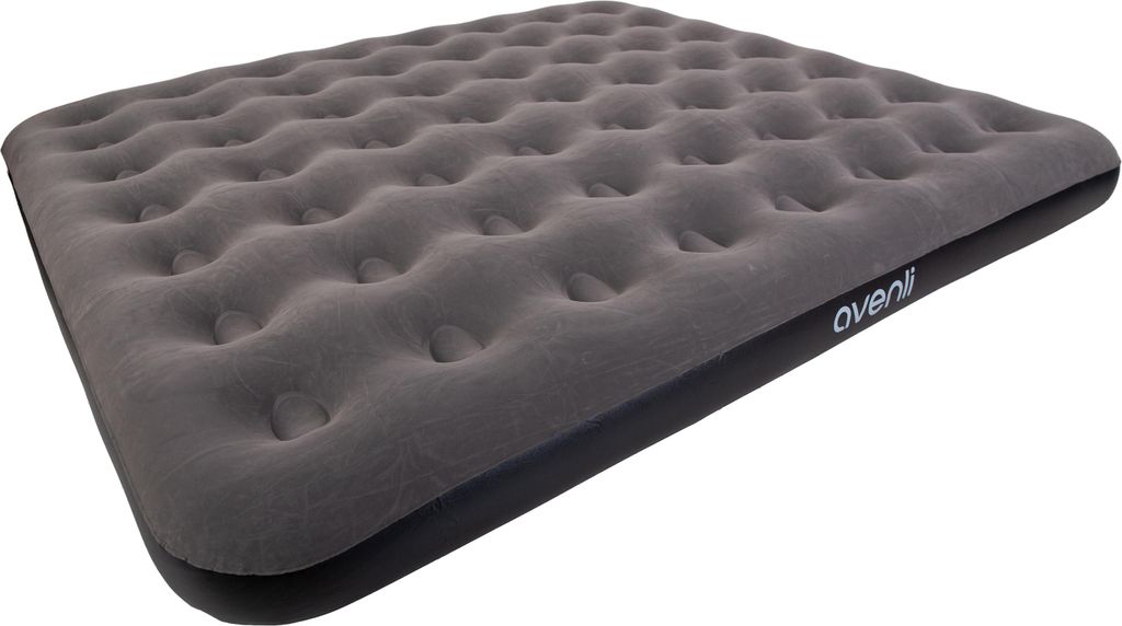 Avenli Luftmatratze Camping CloudCoil grau 203x183x22cm Produktbild 