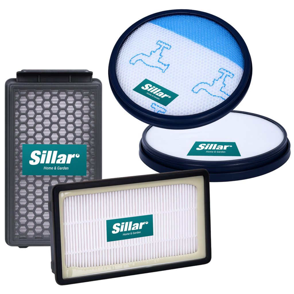 Sillar HEPA Filter-Set: Schaumstofffilter RS-RT900574 und Filterkassette RS-RT900586 ZR903501 für Rowenta Compact Power Cyclonic