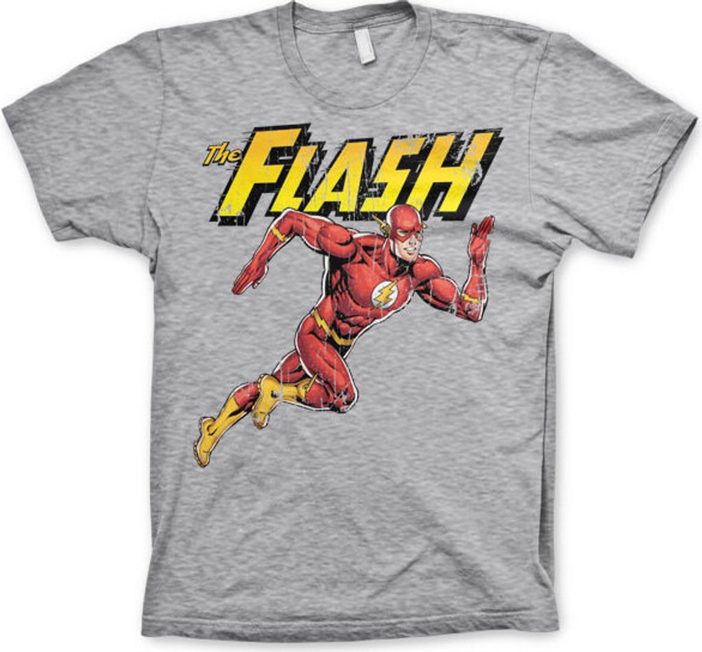 The Flash Running T-shirt - XX-Large - Heather-Grey