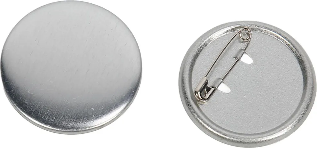 Kit 100 Pezzi per Spille 56mm - Componenti Metallo per Eventi e DIY - 4