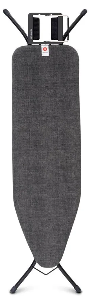 Table à repasser stable 124x38cm Denim Black fini le linge froissé