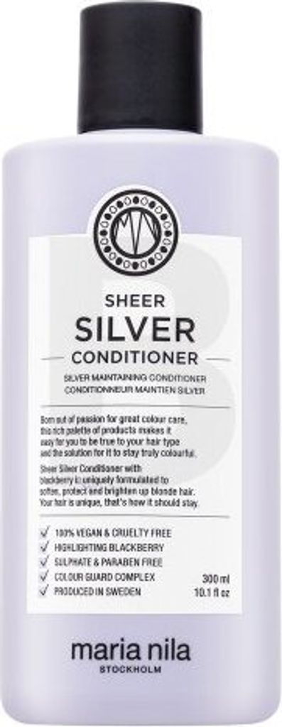 Maria Nila Sheer Silver Conditioner kräftigender Conditioner für blondes Haar 300 ml