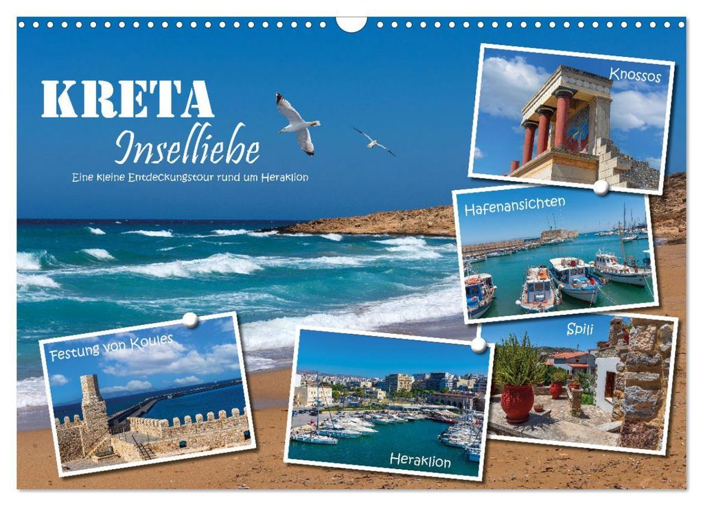 Kreta - Inselliebe (Wandkalender 2027 DIN A3 quer), CALVENDO Monatskalender