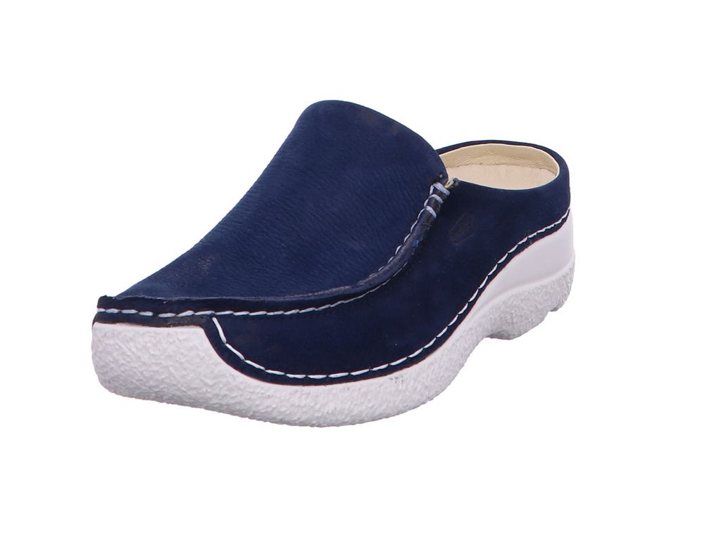 Wolky Seamy-Slide, Clog, Antique nubuck, Denim, 0625011-820 41