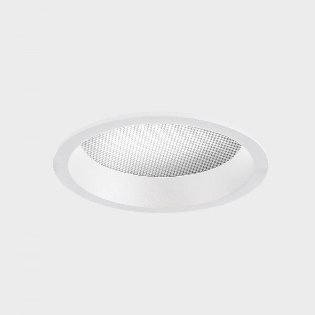 KOHL LIGHTING LIM Einbauleuchte mit Rahmendurchmesser 136 mm, weiß, 12 W, CRI 80, 4000 K, 1,10 V
