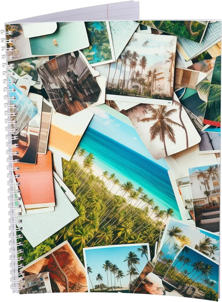 Blocchi universitari - fustellati - 5 pezzi - da viaggio - DIN A4 - 80 fogli - 80 g - perforati - rilegatura a spirale - margine di correzione - perforati