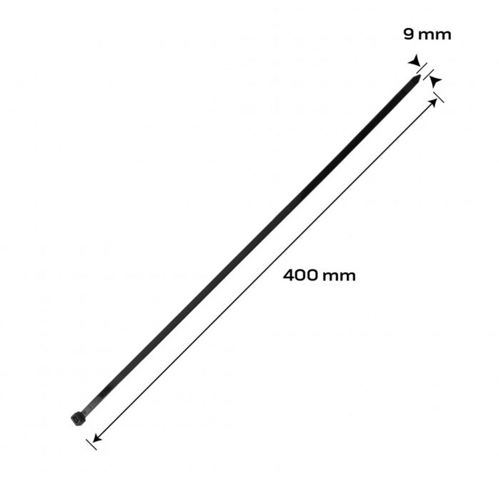 NEO TOOLS Opaski zaciskowe EXTREME 9.0 x 450 mm, czarne, 50 Zdjęcie produktu 9