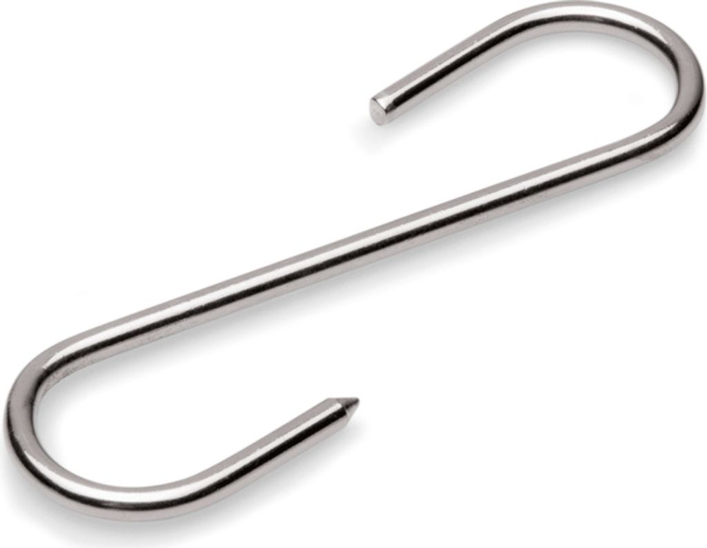 Fleischhaken Set, 14 cm, Set á 12 Stück, Chromnickelstahl