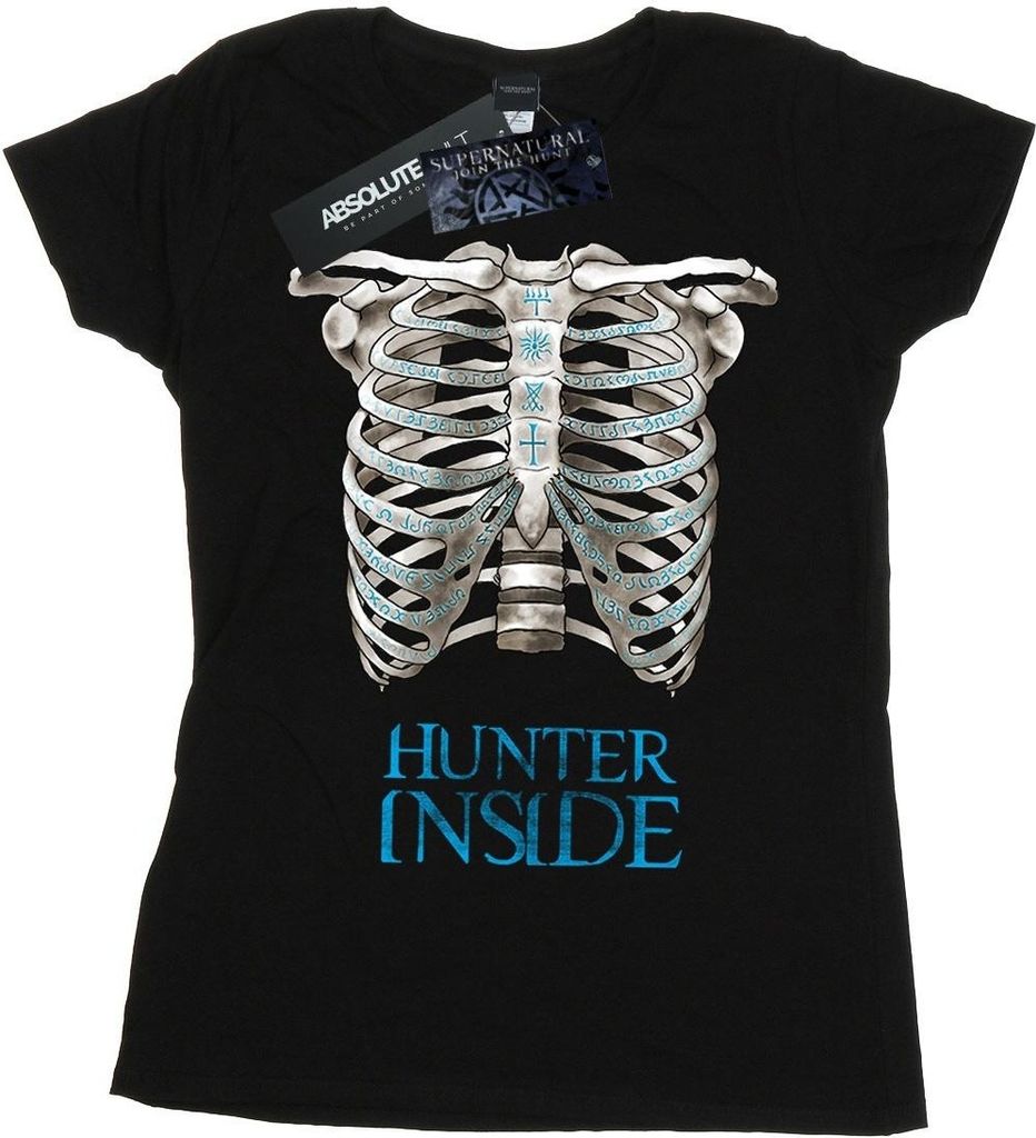 Supernatural - "Hunter Inside" T-Shirt für Damen BI40590 (XL) (Schwarz)