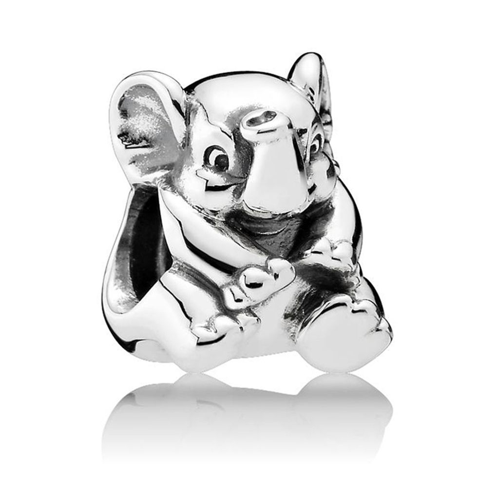 PANDORA Glücklicher Elefant Charm Sterling-Silber 10,6 x Produktbild 
