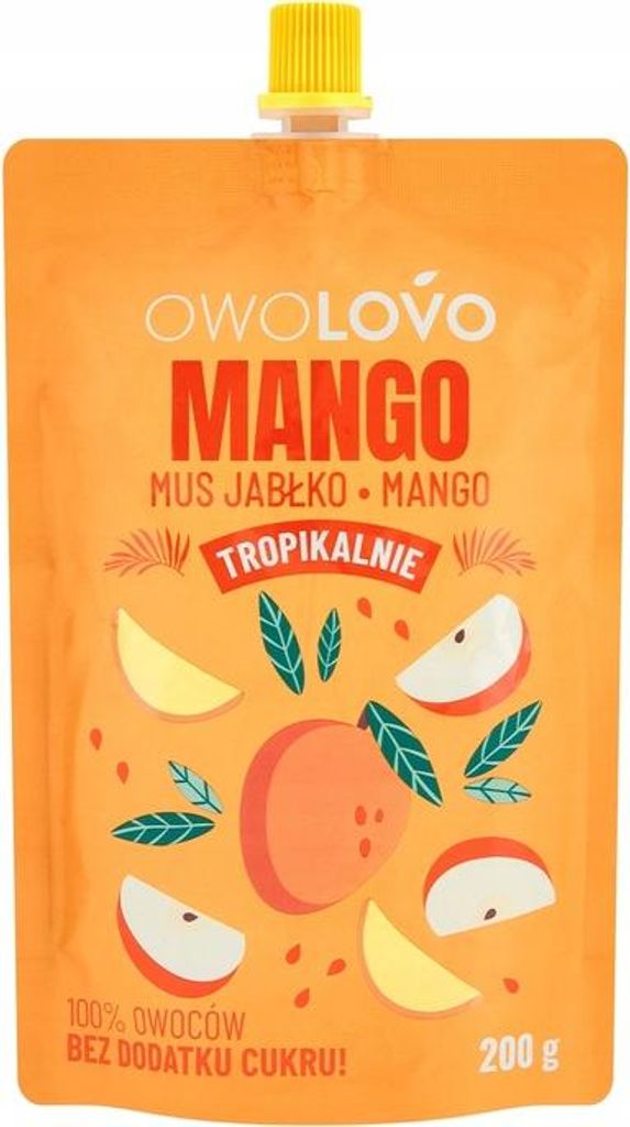 Mus jabłkowo-truskawkowy 200g * TRUSKAWKOWO OWOLOVO Zdjęcie produktu 