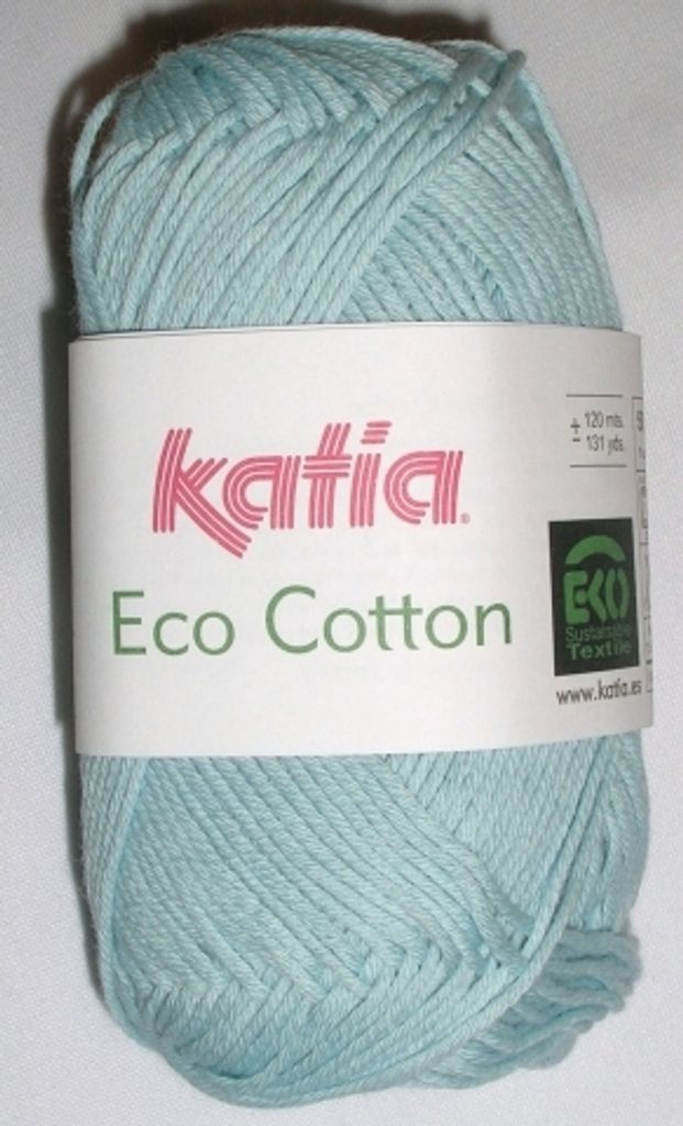ECO Baumwolle von Katia, e -Baumwollgarn - HELLBLAU (2609) - 50 g/ ca. 120 m