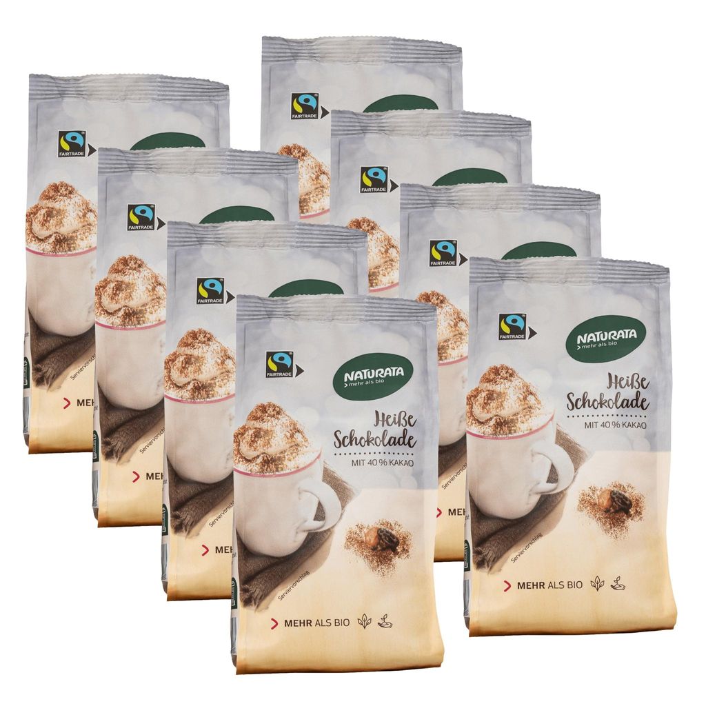 Heiße Schokolade, Nachfüllbeutel, 8 x 300 g Produktbild 