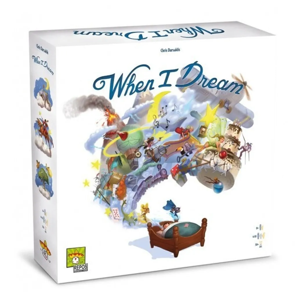 When I Dream Asmodee : Jeu de Cartes Illustré avec Masque et Rôles Cachés