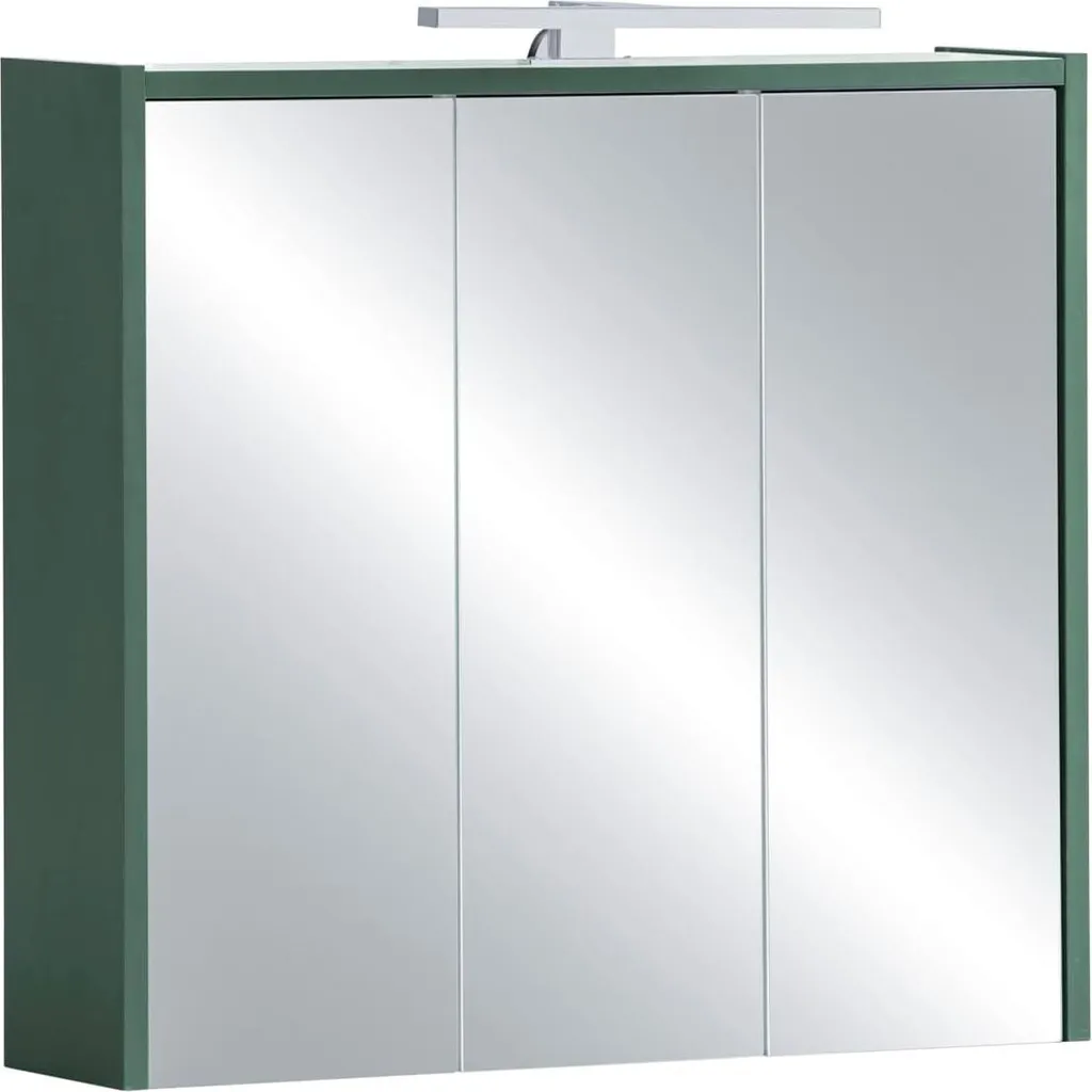 Armoire de toilette avec miroir Lovis 74,5 cm coloris bleu nuit chic