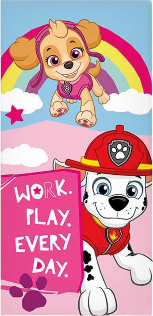 PAW PATROL Badetuch 70x140 BAUMWOLLE