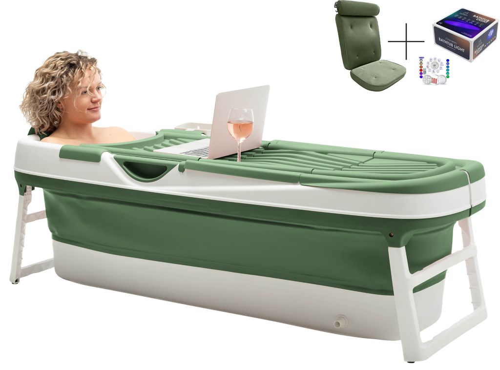 HelloBath® Faltbare Badewanne für Erwachsene XXL, Produktbild 