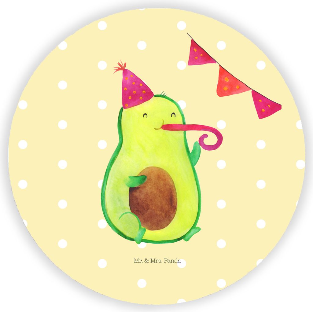Mr. & Mrs. Panda magnet Avocado Geburtstag - Gelb Pastell - Geschenk, Kühlschrankmagnet, für kühlschrank, Überraschung, pinnwand, Frucht, Party...