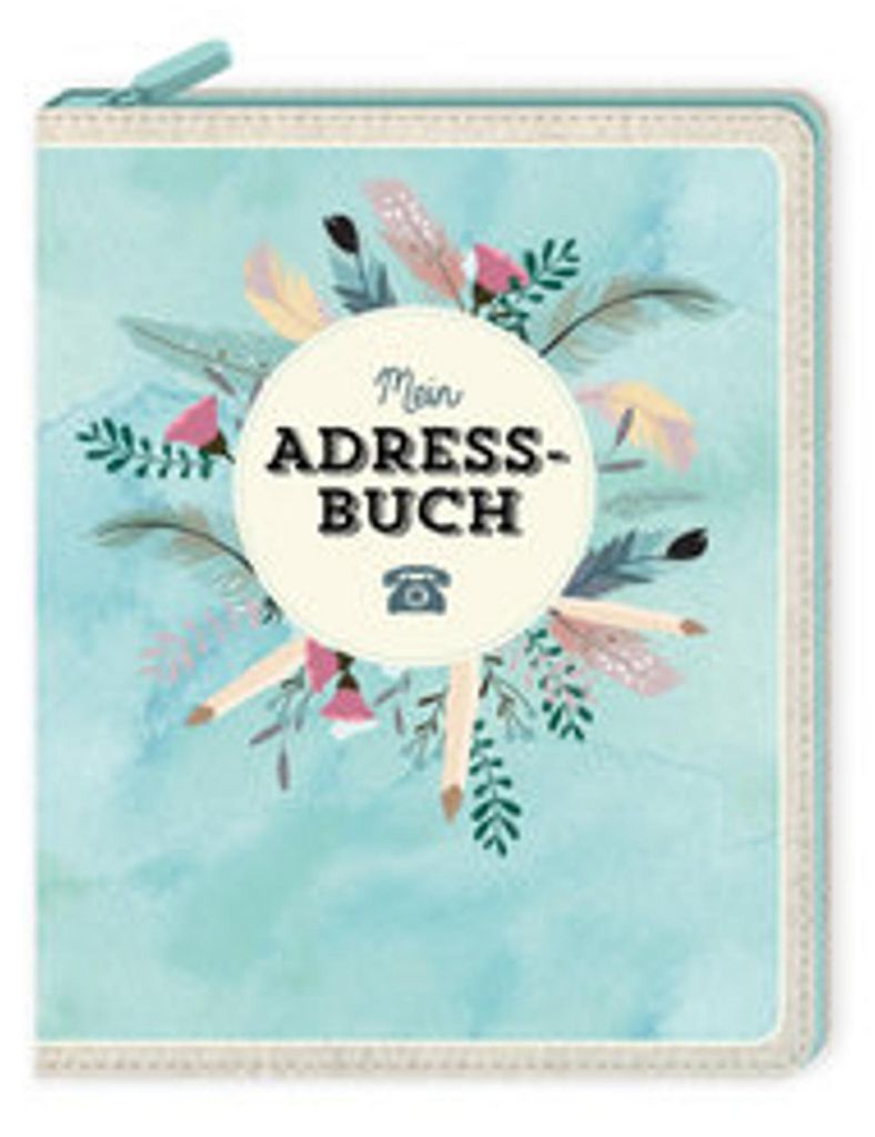 Eintragbuch mit Reißverschluss - Mein Adressbuch Produktbild 