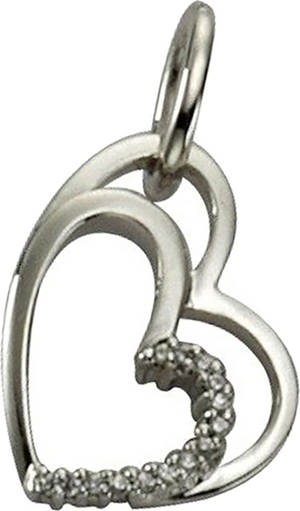 KISMA Schmuck Anhänger Herz für Ketten Sterling Silber 925 D2KIH0105-007