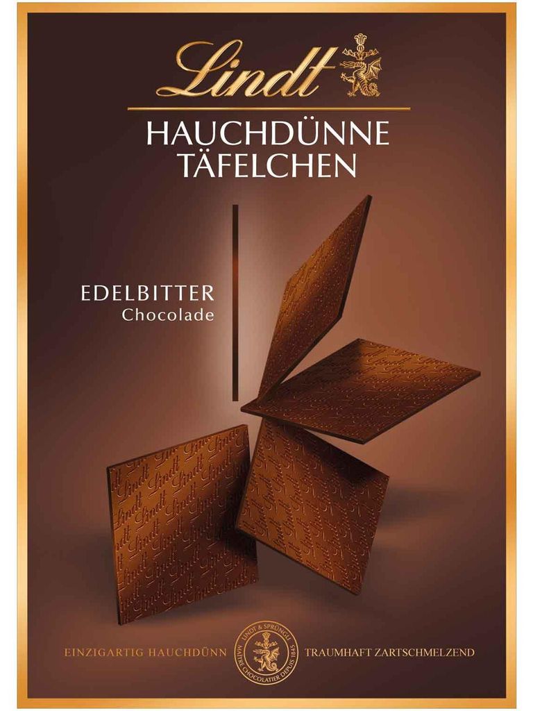 Lindt & Sprüngli, tabletas finísimas, chocolate , 125 g Imagen del producto 