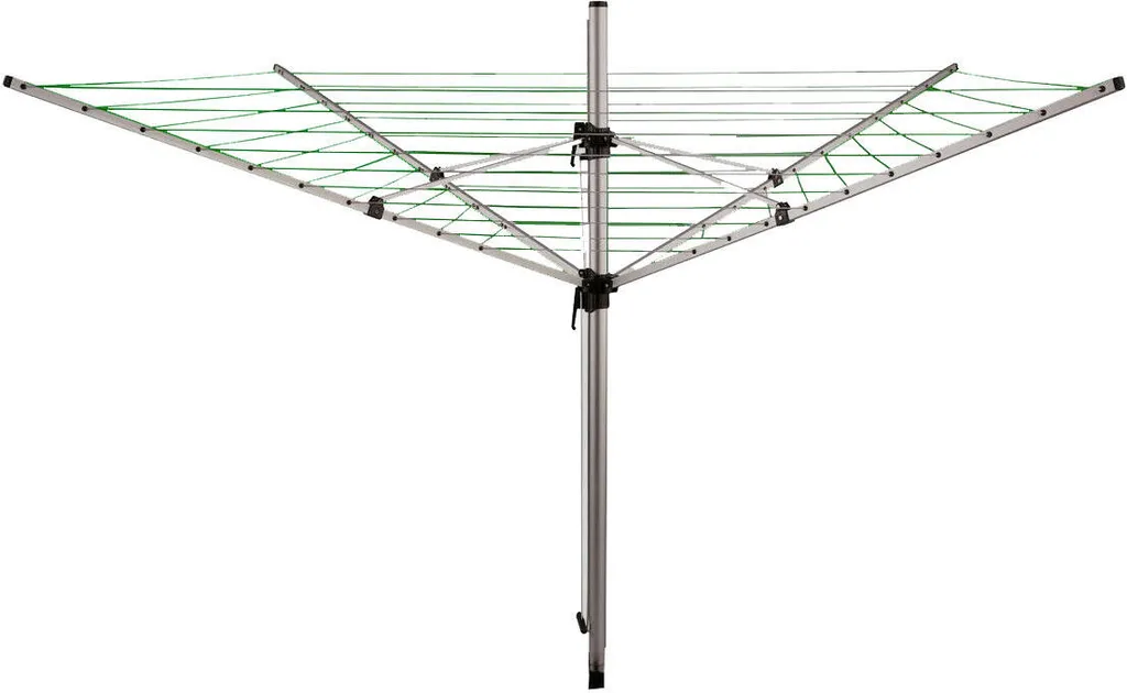 Séchoir parapluie jardin 60m PH+métal 180x180x183cm pliable 40kg