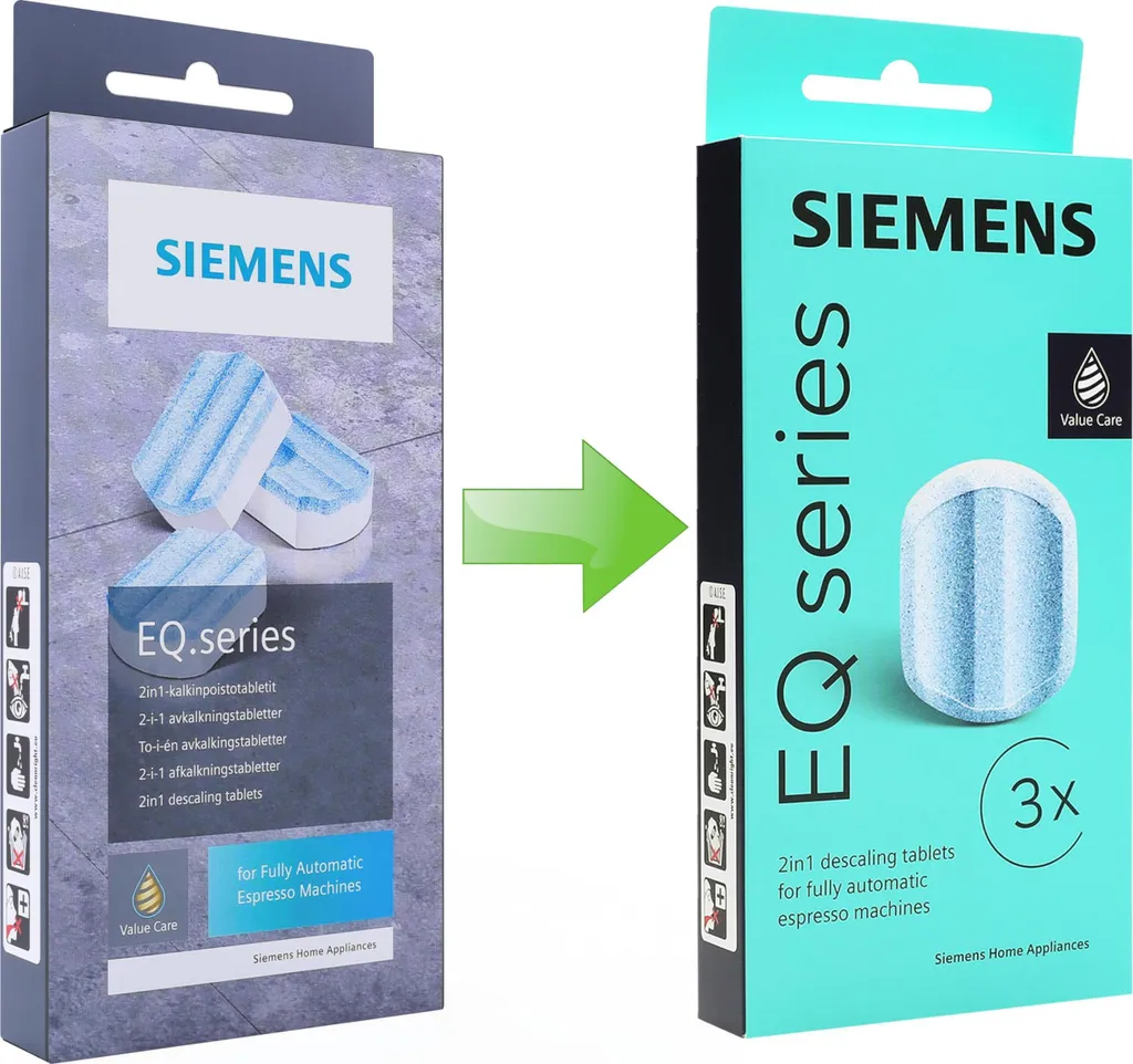 Kit d'entretien pour machine café Siemens et filtres AquaIntense - 8
