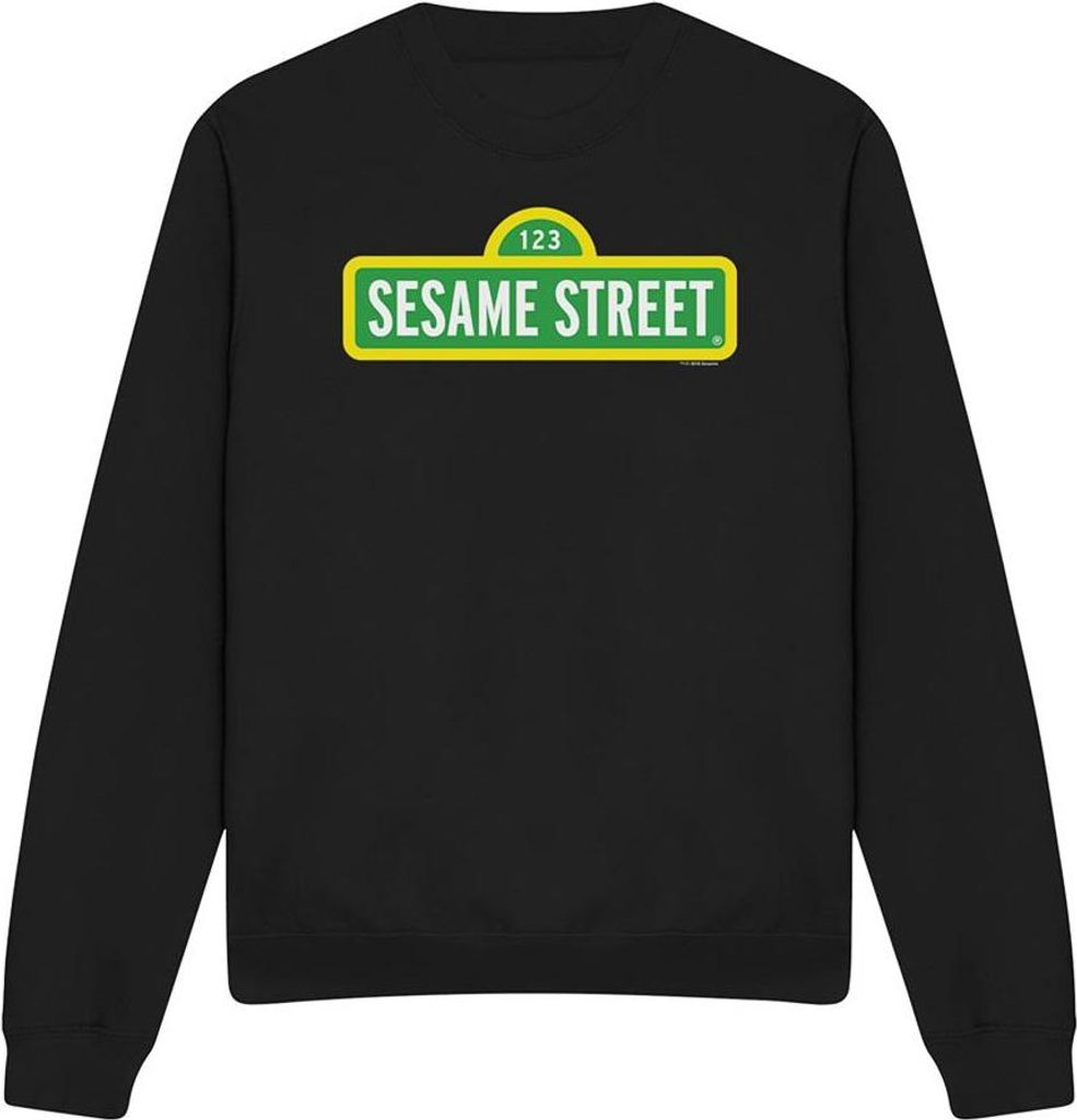 Sesame Street - Sweatshirt für Herren/Damen Uni TV20212 (L) (Schwarz)