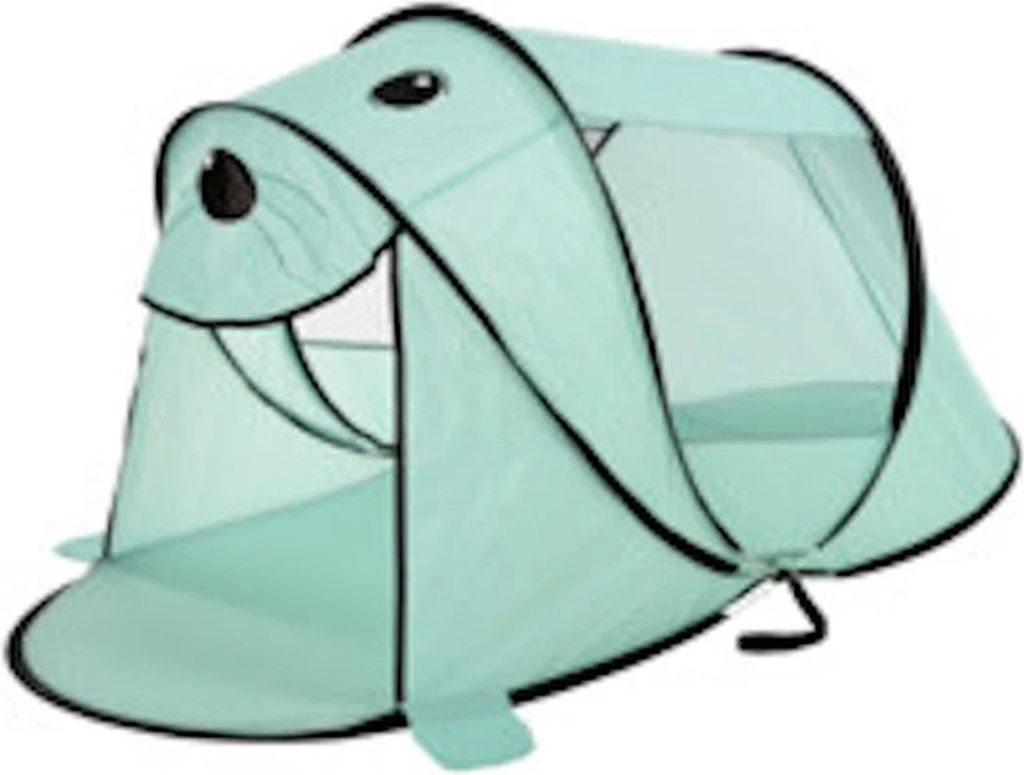 Kinder Pop-Up Strandmuschel Strandzelt Sichtschutz Zelt Türkis UV 50+