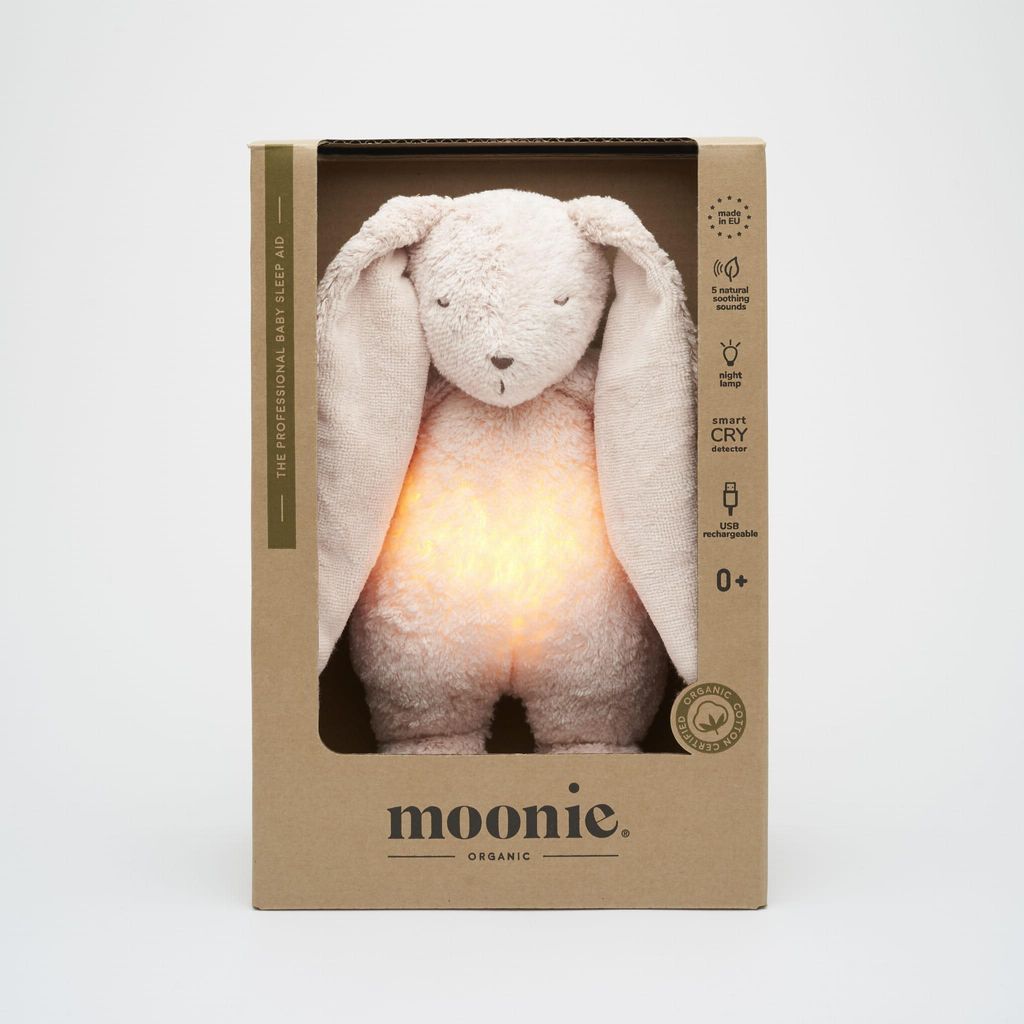 Moonie 2.0 Rose - Organic Humming Bunny With A Lamp Produktbild 