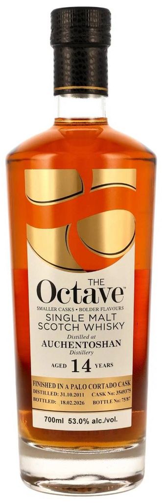 Auchentoshan 14 Jahre - 2011/2026 - Palo Cortado Cask Finish - Duncan Taylor Octave #3549375 - Lowland Single Malt Scotch Whisky