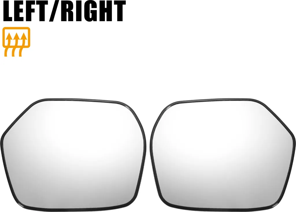 Verre de Rétroviseur Chauffant pour Honda CR-V 2007-2011 - Paire Droite Gauche