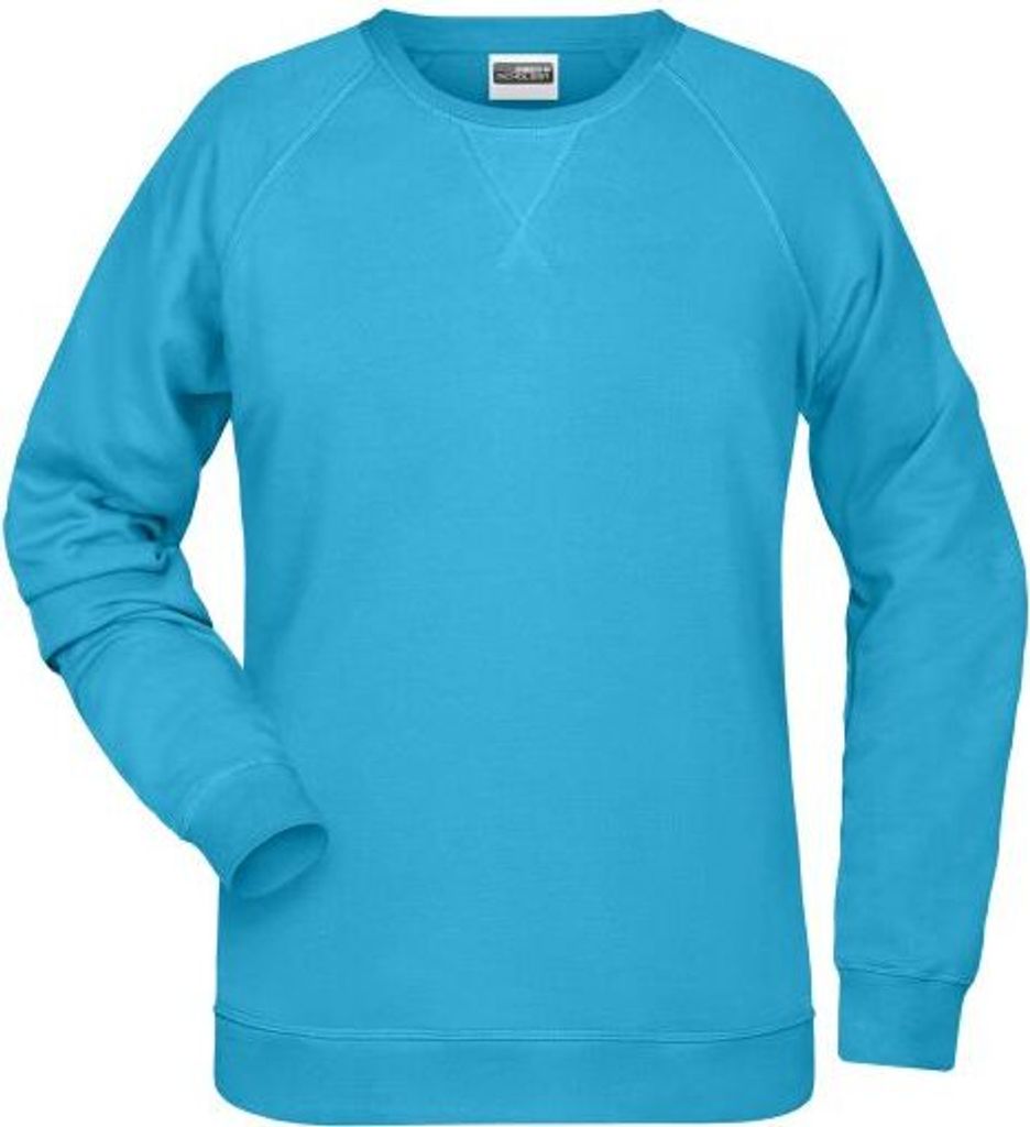 Klassisches Sweatshirt mit Raglanärmeln turquoise, Gr. XXL