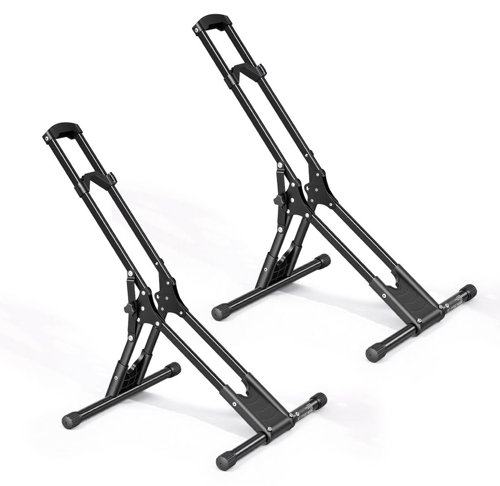 VEVOR - 2 supporti pieghevoli per biciclette, autoportanti, Immagine del prodotto 