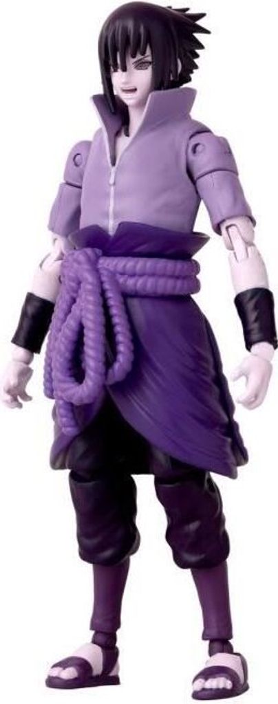 Anime Heroes Action Figur, Sasuke Uchiwa Rinnegan/Mangekyo Sharingan, 17 cm, Naruto Shippuden, Violett