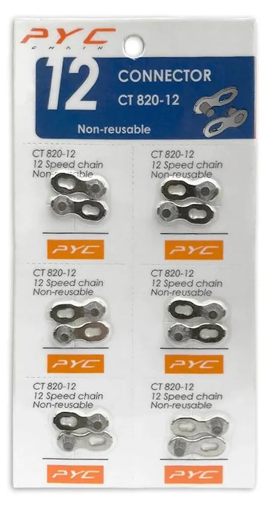 Chaîne de Vélo 12 Vitesses PYC 12 Fast Attache Rapide Haute Résistance