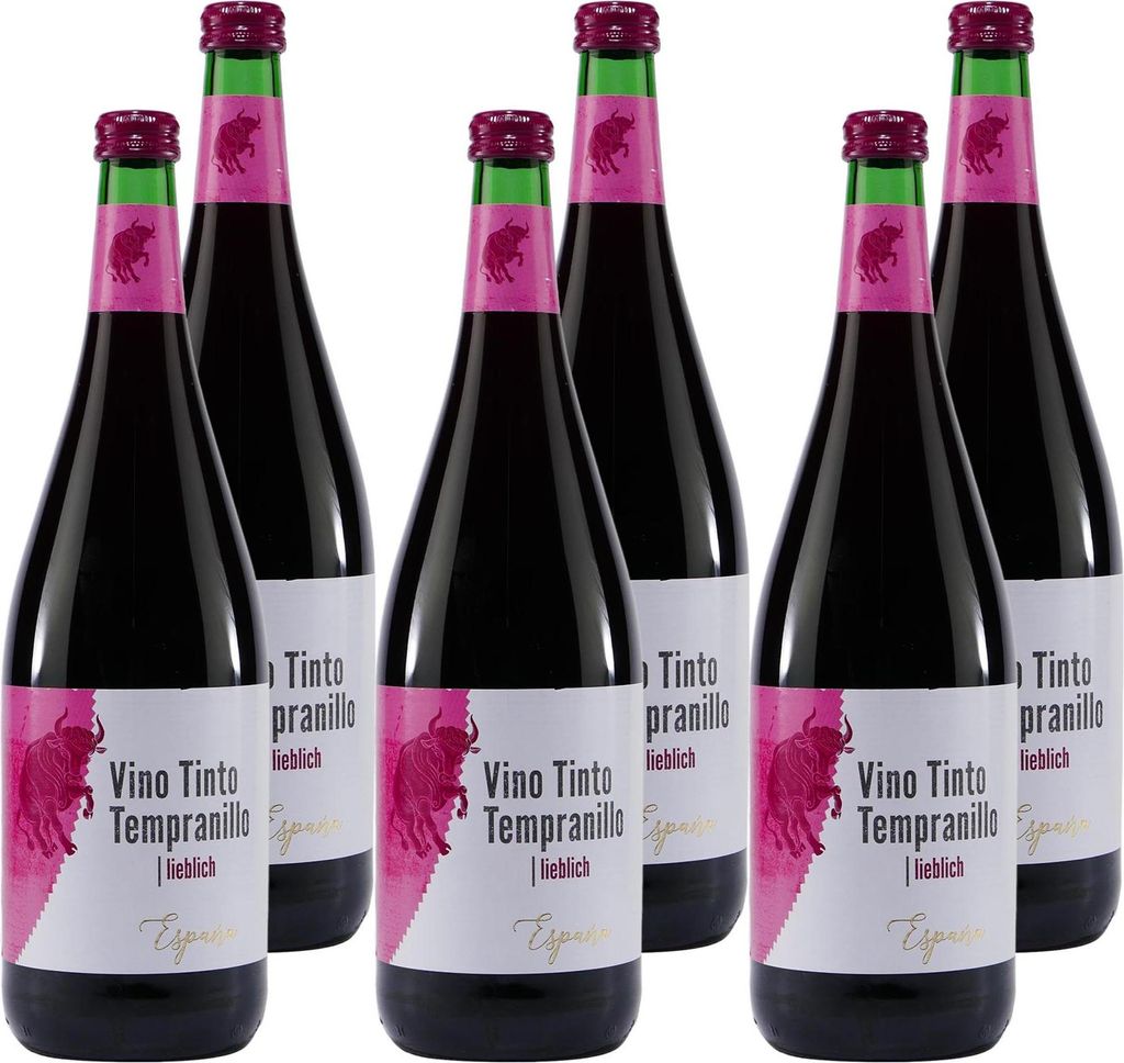 Tempranillo Vino Tinto -lieblich- (6 x 1,0L)