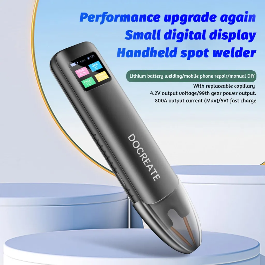Soudeuse par points numérique LCD pour pack batterie 18650 portable - 10