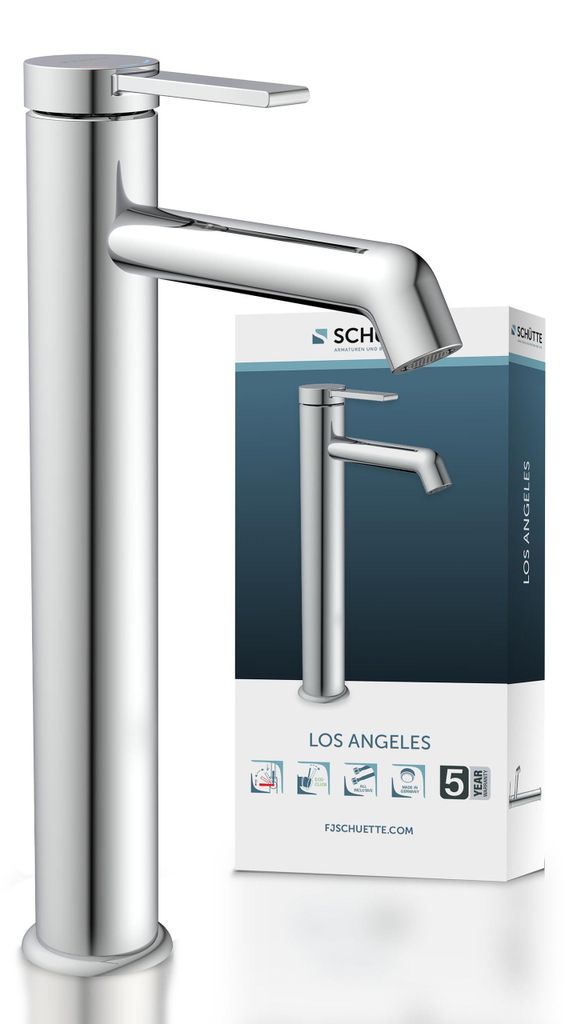 LOS ANGELES Waschtischarmatur, Chrom, für Produktbild 