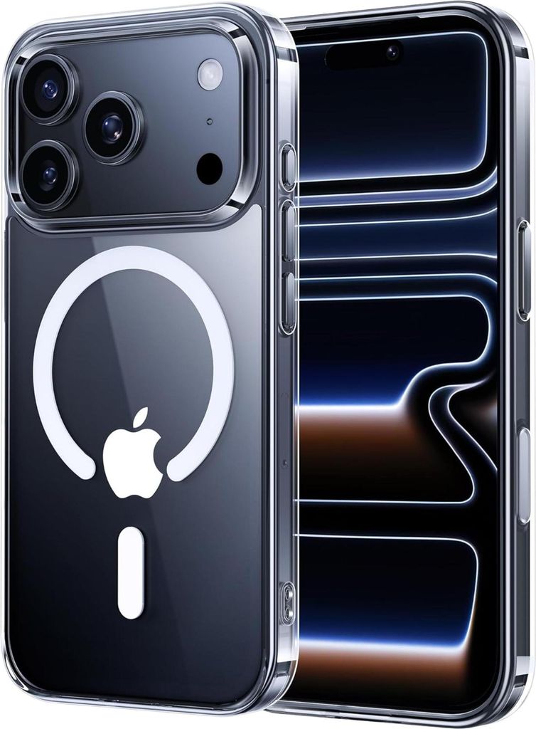 Hülle für iPhone 17 PRO MAX - Magnetische Transparent Handyhülle Kratzfest Schutzhülle Ultra Dünn Phonillico