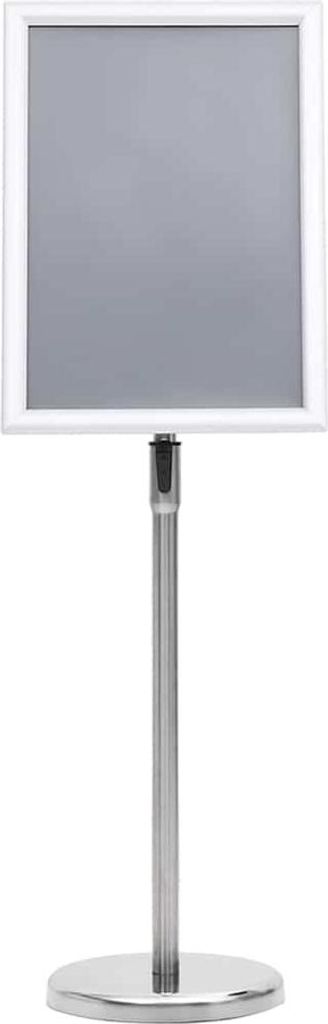 vidaXL Plakatständer 2 pcs Silber 45 x 32,7 x 108 cm Aluminium