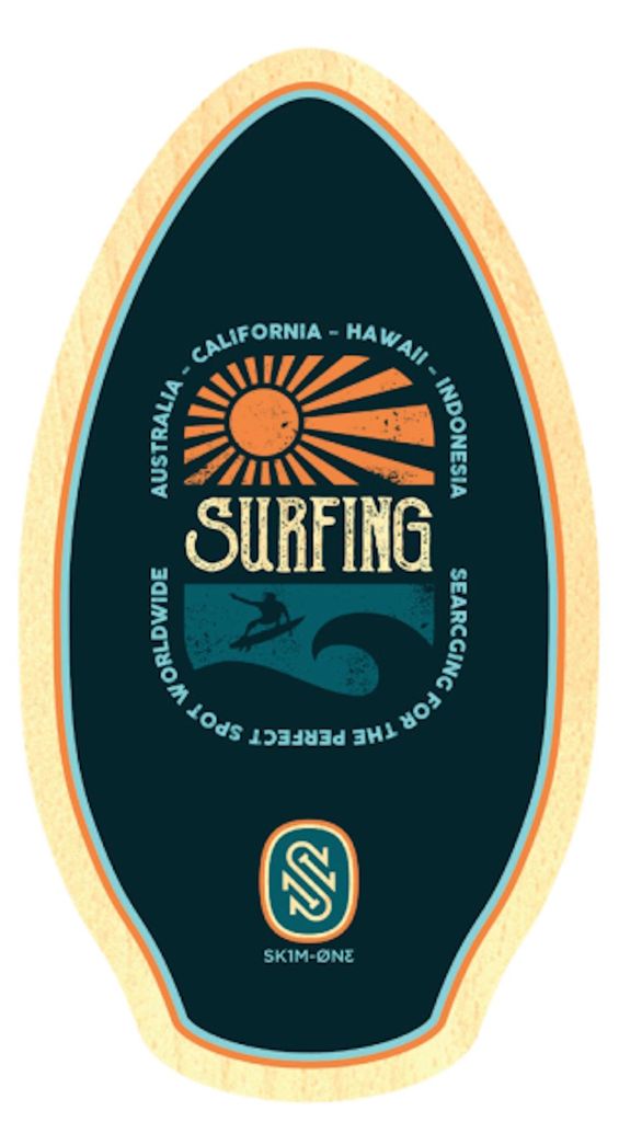 Skimboard SkimOne 37Inch 95cm Holz Worldwide Surf Produktbild 