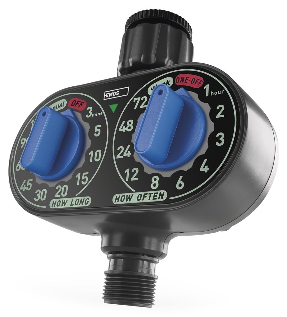 Orologio sprinkler meccanico EMOS con 1 uscita, a batteria, Immagine del prodotto 