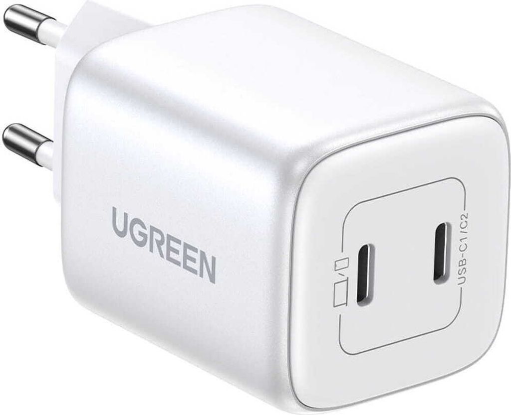Gan 2 X USB-C 45W rychlonabíječka Qc Pd Ugreen Cd294 - bílá Obrázek produktu 