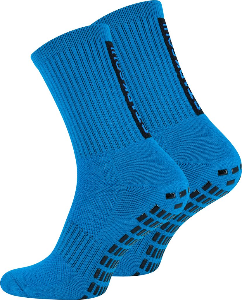 Stark Soul Rutschfeste Sportsocken für Fußball & Sport, Anti-Rutsch Grip-Socken für besseren Halt, Farbe: Blau, Gr: 39-42